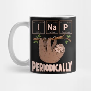 I NAP Periodically Sloth Lover Funny Science Chemistry Mug